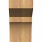 Ekena Millwork Monterey Smooth Corbel, Western Red Cedar, 5 1/2"W x 6"D x 10"H COR06X06X10MON00SWR - alternate 2